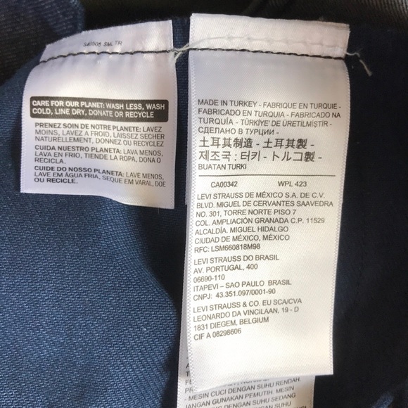 ๐HP๐Leviโs x Bape Trucker Jean Jacket Patchwork - Picture 15 of 16